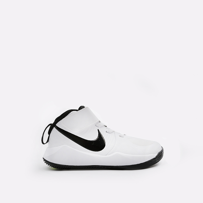 детские белые баскетбольные кроссовки Nike Team Hustle D 9 PS AQ4225-100 - цена, описание, фото 1